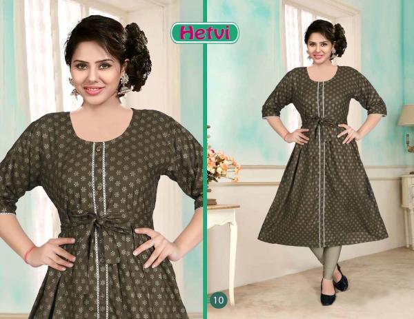 Moksha Hetvi Regular Wear Rayon Designer Kurti Collection